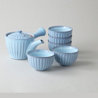 均窯削ぎ目急須茶器 陶器 美濃焼 やきものの里から、暮らしを贈ります。　ギフト 食器 セット テーブルウェア