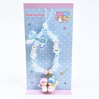 サンリオ キキララ フォンストラップ パープル キーホルダー スマホ用品 Sanrio