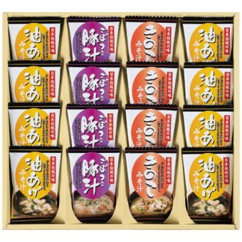 【送料無料・包装無料・のし無料】彩食工房 フリーズドライお味噌汁三種の味詰合せ KF-DO(A3) /ギフト お歳暮 入学祝い 卒業祝い 就職祝い 結婚祝い 誕生日 出産祝い 引越祝い 香典返し 新盆 初盆 御礼 内祝い 快気祝い ご挨拶 志 法事