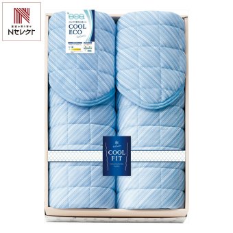 接触冷感 クールフィット 冷感 敷パッド2P 寝具 敷きパッド ひんやりグッズ 夏用寝具【北海道・沖縄県・離島 配送不可】