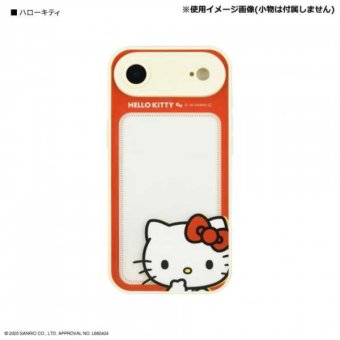 ハローキティ iPhone ケース サンリオ IIIIfit プランプフレーム 耐衝撃 ハイブリッド カバー ストラップホール付 かわいい キャラクター iPhone用 アクセサリー サンリオ正規ライセンス品