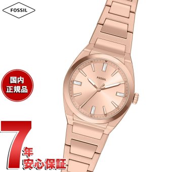 フォッシル FOSSIL 腕時計 レディース EVERETT アナログ ローズゴールドトーン ステンレススチールウォッチ ES5491【2026 新作】