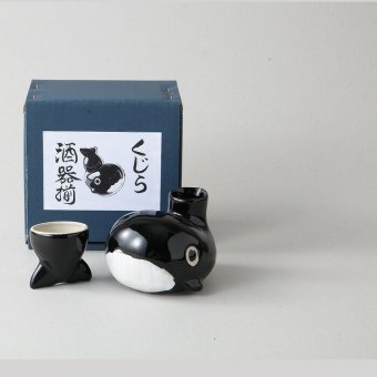 くじら　酒器揃 陶器 美濃焼 やきものの里から、暮らしを贈ります。　ギフト 食器 セット テーブルウェア