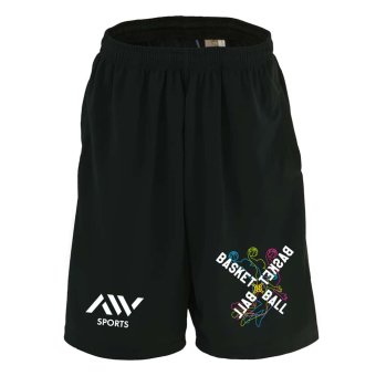 バスケ ハーフパンツ ドライ メンズ ウェア レディース ジュニア 練習着 短パン 速乾 スポーツ 名入れ おしゃれ 半スボン 文字入れ無料 「ネオンスタイルのクロスBASKETBALL」 アートワークスコウベ 【送料無料】