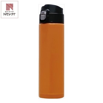 WELF ワンタッチ栓マグボトル 450mL オレンジ マグボトル 水筒 保温保冷 ボトル ワンタッチオープン【北海道・沖縄県・離島 配送不可】