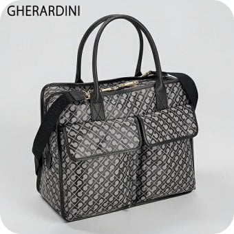 ゲラルディーニ ハンドバッグ レディース ブランド GHERARDINI Italy GHB0246 GRANI グレー/ブラック