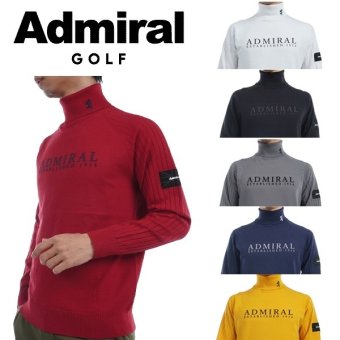 アドミラル ゴルフ メンズ 2段ロゴ タートルセーター ADMIRAL GOLF ADMA481 秋冬モデル お誕生日祝い お祝い 記念品 お父さん 父の日 彼氏 男性 30代 40代 50代 60代  還暦祝い 敬老の日 人気プレゼント プレゼント