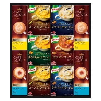 【ギフト対応無料】お歳暮 味の素 ギフトレシピ クノールスープ&コーヒーギフト (KGC-30Y) ※送料無料(北海道・沖縄は除く)