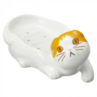 ソープディッシュ スコティッシュ 犬 磁器 石鹸置き 水切り おしゃれ かわいい 洗面所 バスルーム 雑貨 インテリア ギフト プレゼント セトクラフト