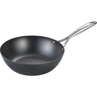 【直送】窒化加工 鉄深型フライパン ２６ｃｍ [26-0291-030] ＳＤＹ－００３ 窒化鉄 さびにくい フライパン 鉄製 ＩＨ対応 直火対応 空焚き不要 ギフト プレゼント 贈り物 日本製