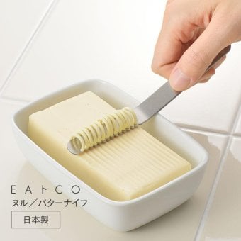 【送料無料】 EAトCO Nulu ヌル バターナイフ AS0035 日本製 ステンレス 固いバターを糸状に削れる ふんわり塗れる バター ナイフ キッチンツール ヨシカワ /ギフト お歳暮 入学祝い 卒業祝い 就職祝い 結婚祝い 誕生日 出産祝い 引越祝い 香典返し 新盆 初盆 御礼 内祝い 快気祝い ご挨拶 志 法事