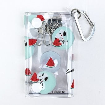 スヌーピー クリアキーケース すいか SNOOPY