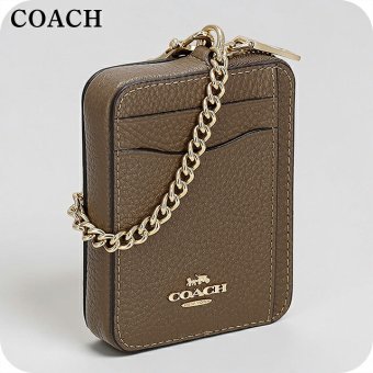 コーチ コインケース コンパクト レディース ブランド COACH Cambodia 6303 IMV2R カーキブラウン