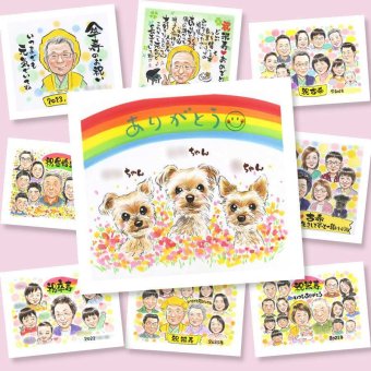 ペット 似顔絵 ギフト プレゼント 名入れ 贈り物 手描き 誕生日 記念 記念日 お祝い 愛猫 愛犬 猫 犬 名入れ 修正無料 下書き確認 かわいい 宝物 似てる サプライズ 愛猫 愛犬 思い出 動物 長寿祝い オリジナル 感謝の品 喜寿祝い ハロウィン キレイ お祝いの品 カラフル 米寿祝い 応援 結婚祝い 百寿祝い 大量注文 クリスマス 家族 感動 卒寿祝い