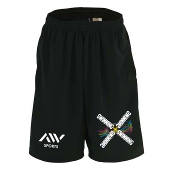水泳 競泳 ハーフパンツ ドライ メンズ ウェア レディース ジュニア 練習着 短パン 速乾 スポーツ 名入れ おしゃれ 半スボン 文字入れ無料 「ネオンスタイルのクロスSWIMMING」 アートワークスコウベ 【送料無料】