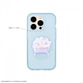iPhone15 Pro ケース サンリオ シナモロール イーフィット 耐衝撃 ハイブリッド カバー スマホケース クリア キャラクター かわいい おしゃれ SANG-356CN サンリオ正規ライセンス品