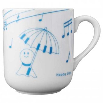マグカップ 磁器 日本製 おしゃれ かわいい 雨の日 Happy days SCB-2104 ティーカップ コーヒーカップ ギフト プレゼント 食器 インテリア雑貨 セトクラフト