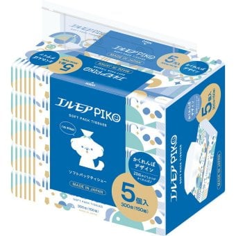 エルモア ピコ エルモアピコ ソフトパックティシュー１５０組（５個入） [26-0576-124] ４４７０１１ プレミアムギフト 贈り物 お祝い ピュアパルプ１００％ 日本製 内祝い 出産内祝い 結婚内祝い 快気祝い 新築祝い お返し 贈り物 プレゼント ギフト