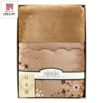 吸湿発熱わた入り やわらかタッチ 毛布ふとん 詰物0.5kg ギフト 寝具 防寒 毛布 国産 あったか寝具【北海道・沖縄県・離島 配送不可】