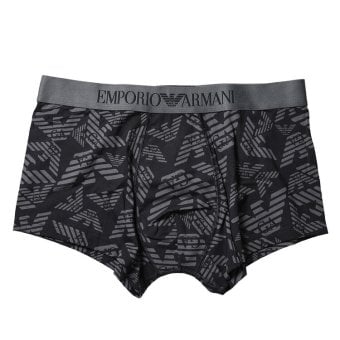 エンポリオアルマーニ：ALL OVER EAGLE ボクサーパンツ (セメント)[ボクサーパンツ/ 男性下着/ メンズインナー/人気ブランド/おすすめギフト/誕生日プレゼント/メンズファッション]
