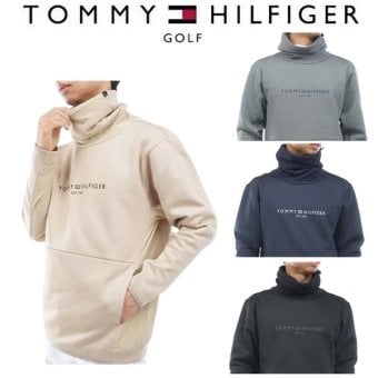トミーヒルフィガー ゴルフ メンズ ネックウォーマー付 スウェット TOMMY HILFIGER THMA678 2026年秋冬モデル お誕生日祝い お祝い 記念品 お父さん 父の日 彼氏 男性 30代 40代 50代 60代  還暦祝い 敬老の日 人気プレゼント プレゼント