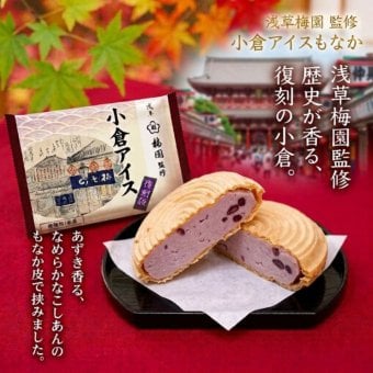 お歳暮 2026 浅草の老舗が監修！梅園 小倉アイス最中 6個セット 最中アイス 新宿Kojimayaコラボ あずき 秋ギフト クリスマス 御歳暮 誕生日 結婚記念日 記念日 内祝い 周年記念日 ギフト お取り寄せ