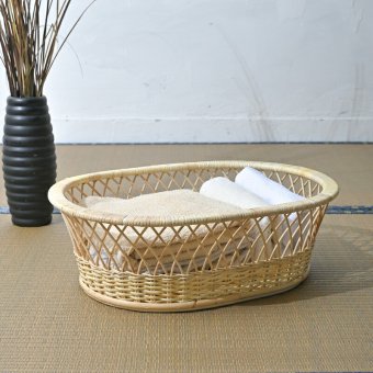 脱衣かご 脱衣カゴ バスケット 抗菌 樹脂製 ポリプロピレン ラタン風 業務用 ホテル 旅館 温泉 脱衣所 脱衣場 洗面所 ランドリー インテリア テイスト 雑貨?
