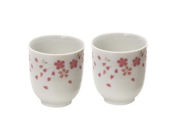 神宮桜　ペア湯呑  JS-006 景品 記念品 粗品 ノベルティ 名入れ 御挨拶 ご挨拶