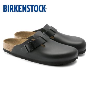 ビルケンシュトック ボストン ナロー幅 レディース レザー サンダル クロッグ サボ BIRKENSTOCK Boston 0060193 黒 ブラック