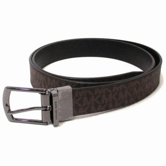 MICHAEL KORS マイケルコース アウトレット MK シグネチャー リバーシブル メンズ ベルト 36F5TBLY3B BROBLK