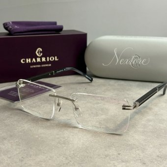 【並行輸入品】【正規品・新品】CHARRIOL シャリオール PC75118 C02 フランス製 リムレス サングラス メガネ 眼鏡 メンズ レディース 伊達メガネ ビジネス 普段使い おしゃれ プレゼント ギフト