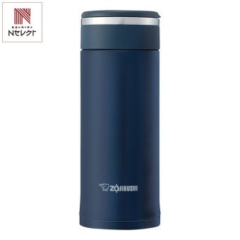 象印 ステンレスマグ 360ml ネイビー マグボトル 広口 水筒 分解式せん 保温保冷 食洗機対応【北海道・沖縄県・離島 配送不可】