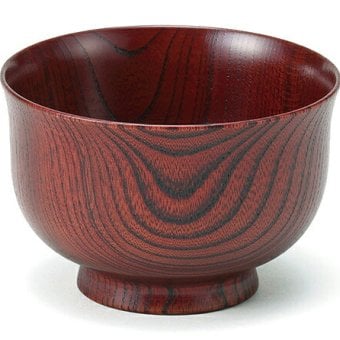 山中塗　欅汁椀（朱） インテリア 漆器 盆 カタログギフト 景品 粗品