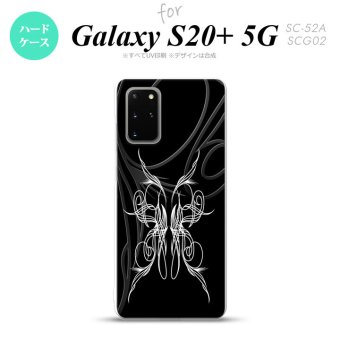 SC-52A SCG02 Galaxy S20+ 5G スマホケース ハードケース ピンスト 黒 白 メンズ レディース nk-s20p-1243