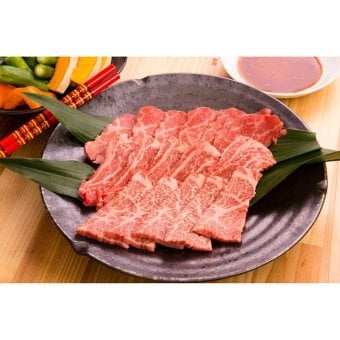 鹿児島黒牛 肩ロース焼肉 (7126-80) [お中元][お歳暮] ※送料無料(北海道・沖縄・離島への配送不可)