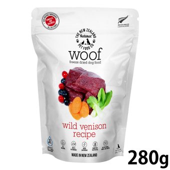 WOOF（ワフ） フリーズドライ ドッグフード ワイルドベニソン 280g 犬 ごはん 無添加