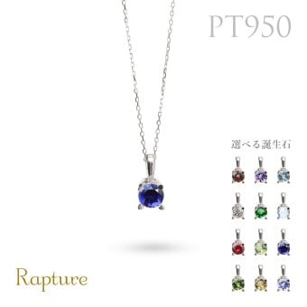 選べる誕生石 ネックレスプラチナ ネックレス 一粒 PT950 プラチナ950 白金 チェーン 長さ選べる 40cm 45cm 50cm ギフトラッピング可能 シンプル 華奢 上品 Rapture アイリス 彼女 妻 女性 レディース 誕生日 プレゼント ハロウィン 【品番：CG-RSP-29051PT】