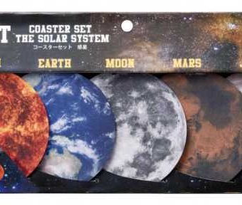 コースター 5枚セット 惑星 宇宙 グッズ おしゃれ 北欧風 キッチン雑貨 インテリア ティータイム 宇宙飛行士 ギフト プレゼント 贈り物 誕生日 記念日 セトクラフト