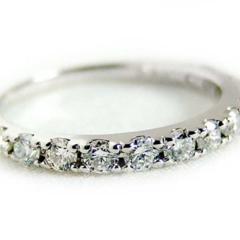 ダイヤモンド リング ハーフエタニティ 0.5ct プラチナ Pt900 指輪 レディース アクセサリー ジュエリー 婚約指輪 結婚指輪 記念日 誕生日 ギフト プレゼント