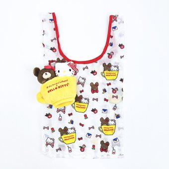 サンリオ ハローキティ ×くまのがっこう ぬいぐるみエコバッグ Sanrio