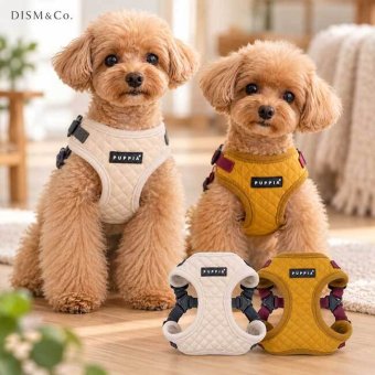 PUPPIA パピア ハーネス アービン 快適ハーネス Cタイプ 秋冬 防寒 プレゼント ギフト 贈り物 誕生日 小型犬 犬用 犬服 トイプードル チワワ S M 散歩用 胴輪 快適設計 柔らかい 着せやすい バックル式 暖かい おしゃれ