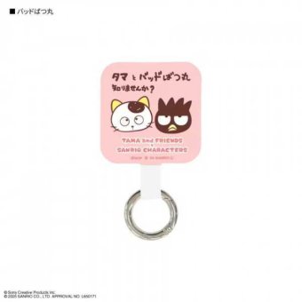 タマ＆フレンズ サンリオ マルチリングプラス バッドばつ丸 スマホリング ストラップホルダー 落下防止 スマホアクセサリー キャラクター グッズ 雑貨 挟むだけ サンリオ正規ライセンス品