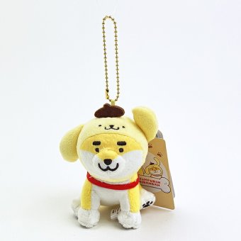 サンリオ ポムポムプリン × しばんばん マスコットキーホルダー (しばんばん) Sanrio