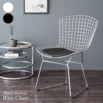 ダイニング家具 ハリー・ベルトイア ワイヤーチェア ダイニングチェア リプロダクト ワイヤーメッシュチェア デザイナーズチェア ミッドセンチュリー おしゃれ チェア デザイナーズ 合皮レザー スチール インダストリアル