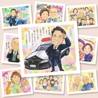 退職のギフトに、特別な日にぴったりの似顔絵。下書き確認ができるので、安心して贈れます。 似顔絵 プレゼント 退職祝い ギフト 手描き 贈り物 名入れ 退職 記念 お礼 定年 お母さん 上司 お父さん 先輩 下書き確認 修正無料 名入れ サプライズ そっくり 実績多数 かわいい 定年 一生もの 勤続年数 退職 退職ギフト ブライダルギフト 同窓会 ウェディングギフト ハロウィン 感動 応援 白寿祝い