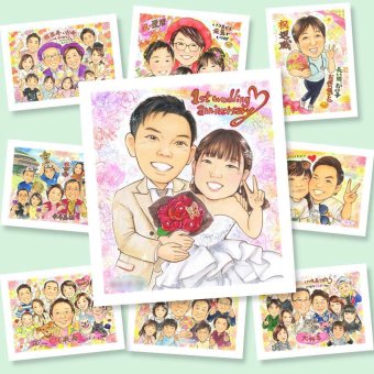 結婚記念日のプレゼントに、似顔絵を見るたびその日の気持ちがよみがえります。修正無料・下書き確認付き。安心してご注文いただけます。 似顔絵 ギフト 結婚記念日 名入れ 贈り物 プレゼント 手描き 結婚記念日 記念日 金婚式 結婚10周年 周年記念 結婚30周年 夫婦 家族 両親 修正無料 名入れ 下書き確認 そっくり 喜ばれる かわいい 一生もの 結婚記念日 感謝 周年 記念日 親孝行 二次会