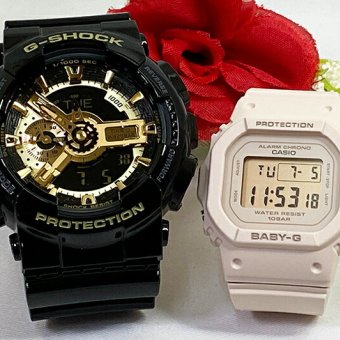 ペアウオッチ gショック恋人たちのGショック ペアウオッチ G-SHOCK BABY-G  ペア腕時計 カシオ 2本セット  GA-110GB-1AJF BGD-565-4JF 電池式 アナデジ デジタル お揃い 人気  婚約　夫婦 高級　クリスマス プレゼント おすすめ誕生日 御祝い還暦 銀婚式 結婚記念日 婚約