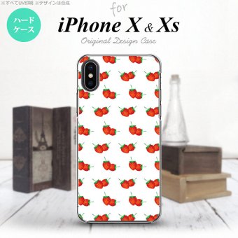 【iPhoneX】【スマホケース/スマホカバー】【アイフォンX】iPhoneX スマホケース カバー アイフォンX 苺・イチゴ  nk-ipx-043【メール便送料無料】