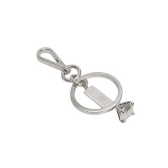 エムエムシックス MM6 Maison Margiela クリップキーリング ポリッシュドパラジウム sm6ua0022-p9210-951 ユニセックス シルバー キーリング