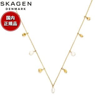 スカーゲン SKAGEN Agnethe Pearl アクセサリー ネックレス ゴールドトーン レディース SKJ1879710